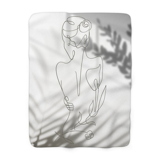 ‘The Woman in the Window’ Fleece Blanket