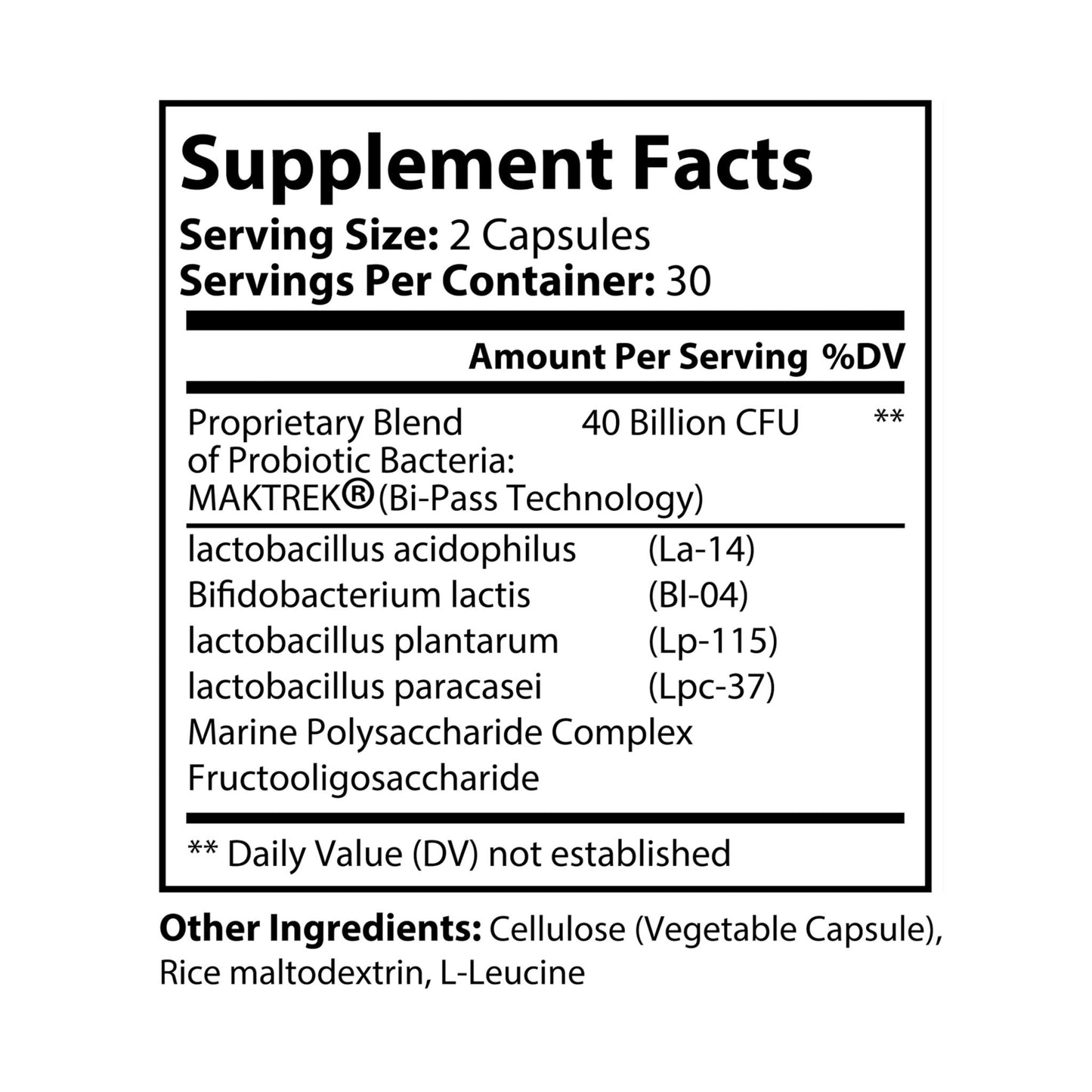 Daily Probiotic (60 Capsules)